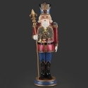 Roman Holidays 137193N Lighted Swirl Nutcracker Statue With Tree And Presents