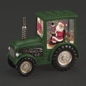 Roman Holidays 137198 Lighted Shimmers Tractor Green with Santa