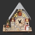 Roman Holidays 137328N Lighted Wooden Clock