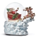 Roman Holidays 137333 100MM Musical Santa Sleigh On Cloud