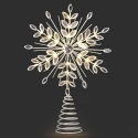 Roman Holidays 137334N Lighted Snowflake Tree Topper With Crystals