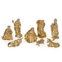 Roman Holidays 137381N 8 Piece Set Gold Nativity