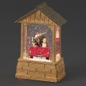 Roman Holidays 137614 Lighted Barn Mini Dome Dog Pile