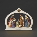 Roman Holidays 137650N Nativity In Lighted Arch Traditional Coloring