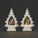 Roman Holidays 137655N Set of 2 Trees with Lighted Scene