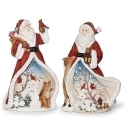 Roman Holidays 137682 Set of 2 Santa Blossom Trees