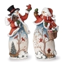 Roman Holidays 137683 Set of 2 Snowmen Figurines