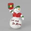 Roman Holidays 137707 Pickleball Snowman Ornament