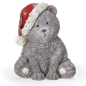 Roman Holidays 137711 Pudgy Bear with Santa Hat