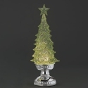 Roman Holidays 137815N Lighted Green Tree With Glitter