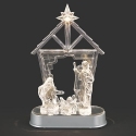 Roman Holidays 137852 Lighted Holy Family with Stable