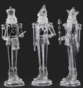 Roman Holidays 29286 Set of 3 Acrylic Nutcracker Figurines