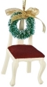 Roman Holidays 31802N Chair with Wreath Memorial Ornament Holiday Tradition