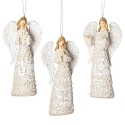 Roman Holidays 33906 Angel Ornament 3 Asst Papercut Look