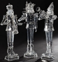 Roman Holidays 39298N Set of 3 Nutcracker Acrylic Figurines