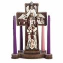 Roman Holidays 633429 Advent Candle Holder and Cross