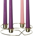 Roman Holidays 66644N Metal Advent Wreath With Candles