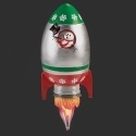 Roman Lights 160372 Snowman Rocket Nightlight