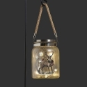 Roman Lights 160382N Solar Deer Lantern