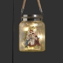 Roman Lights 160385 Solar Jar Holy Family