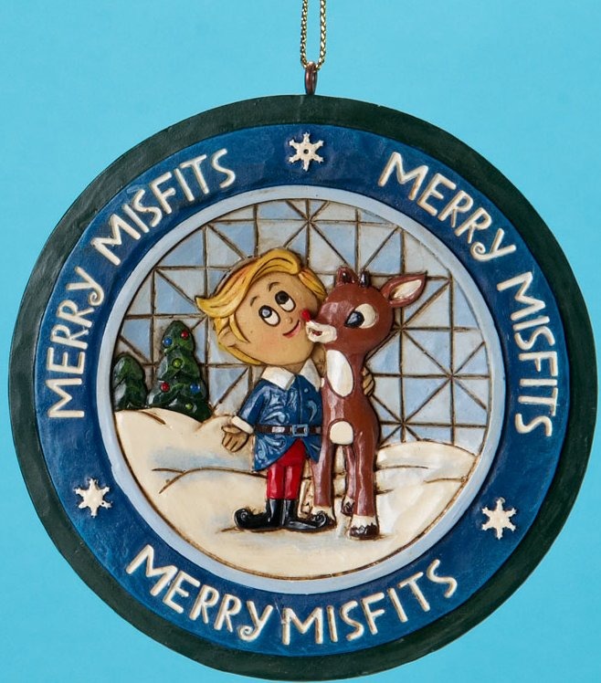 Jim Shore Rudolph Reindeer 4019208 Hermey Disk Ornament