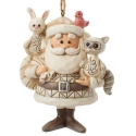 Jim Shore Rudolph Reindeer 6017424N Woodland Santa with Animals Ornament